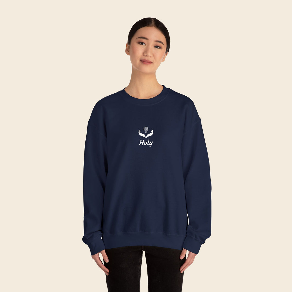 Holy Embroidered Crewneck