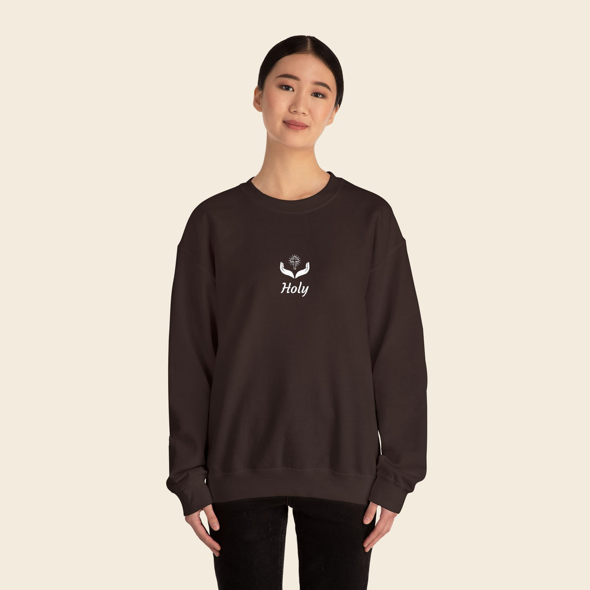 Holy Embroidered Crewneck